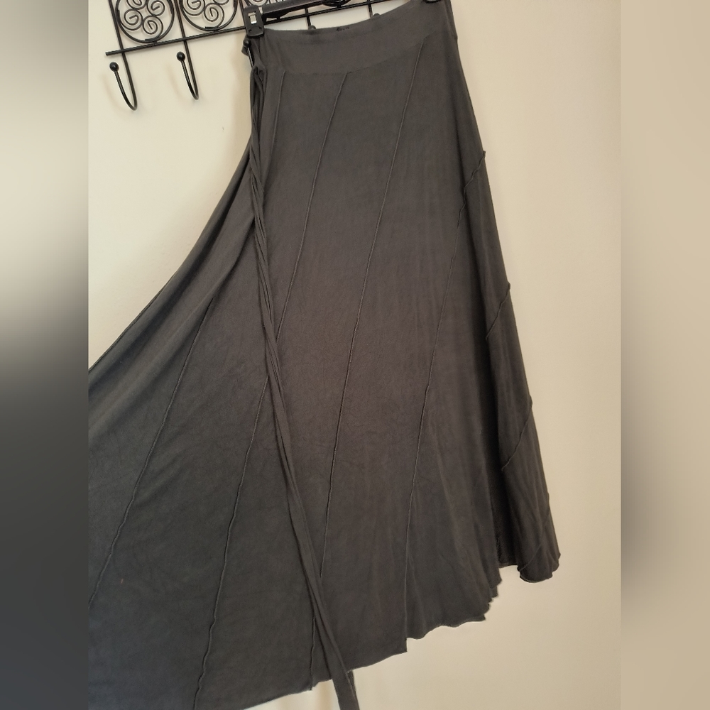 Vintage Charcoal Maxi skirt